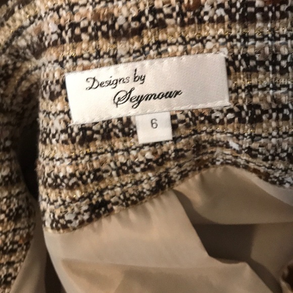 Suit by Seymour /Lafayette 148 blouse/size 6 - Picture 2 of 3